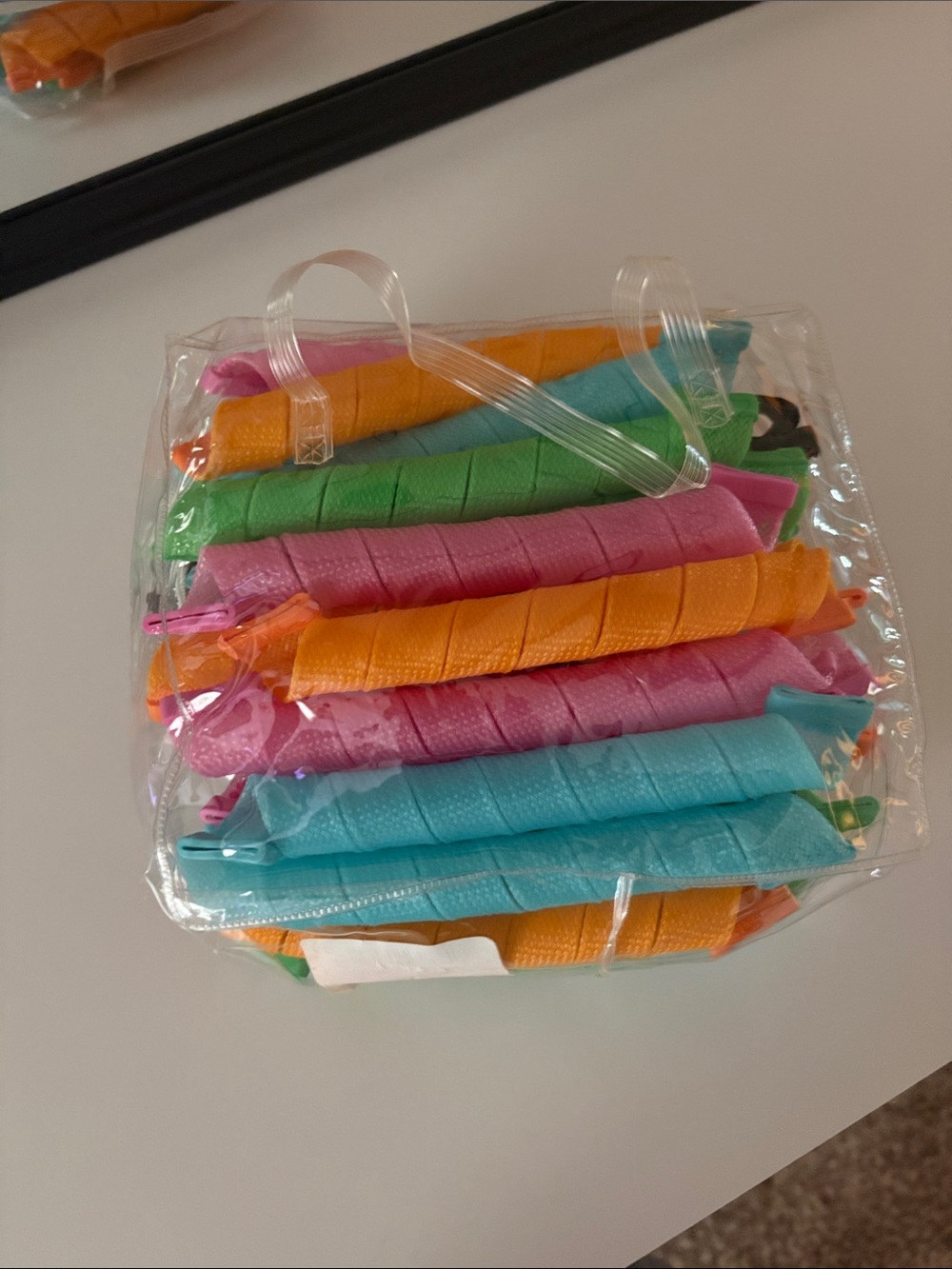 Flexible Spiral Hair Curlers Set - Multicolor